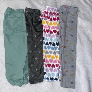 Girls bundle pants set size 24 month